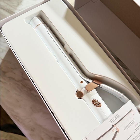 T3 SinglePass Curl 1" in White and Rose Gold - Picture 4 of 4